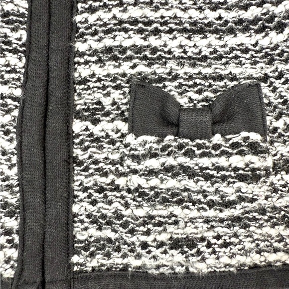 GYMBOREE Girls Zip Front Tweed Cardigan Jacket XS 4 Classic Chic Preppy - Picture 6 of 10